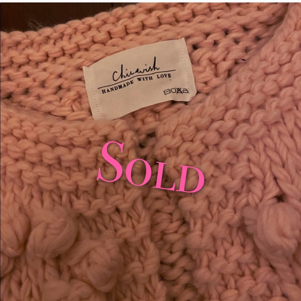 SOLD- Chicwish knitwear